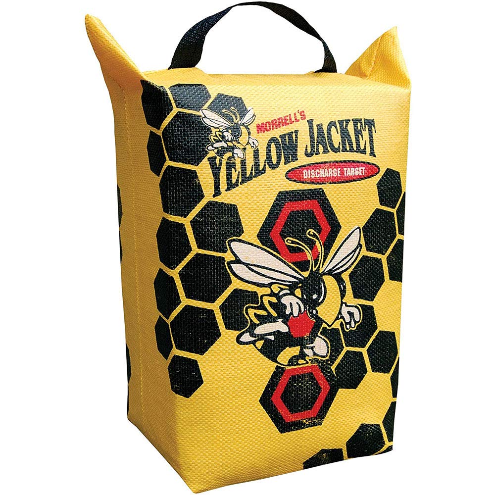 Morrell Yellow Jacket Weather Resistant Portable Final Shot Hunting Compound Crossbow Discharge Archery Bag Target w/Carry Handle, Yellow (3 Pack)