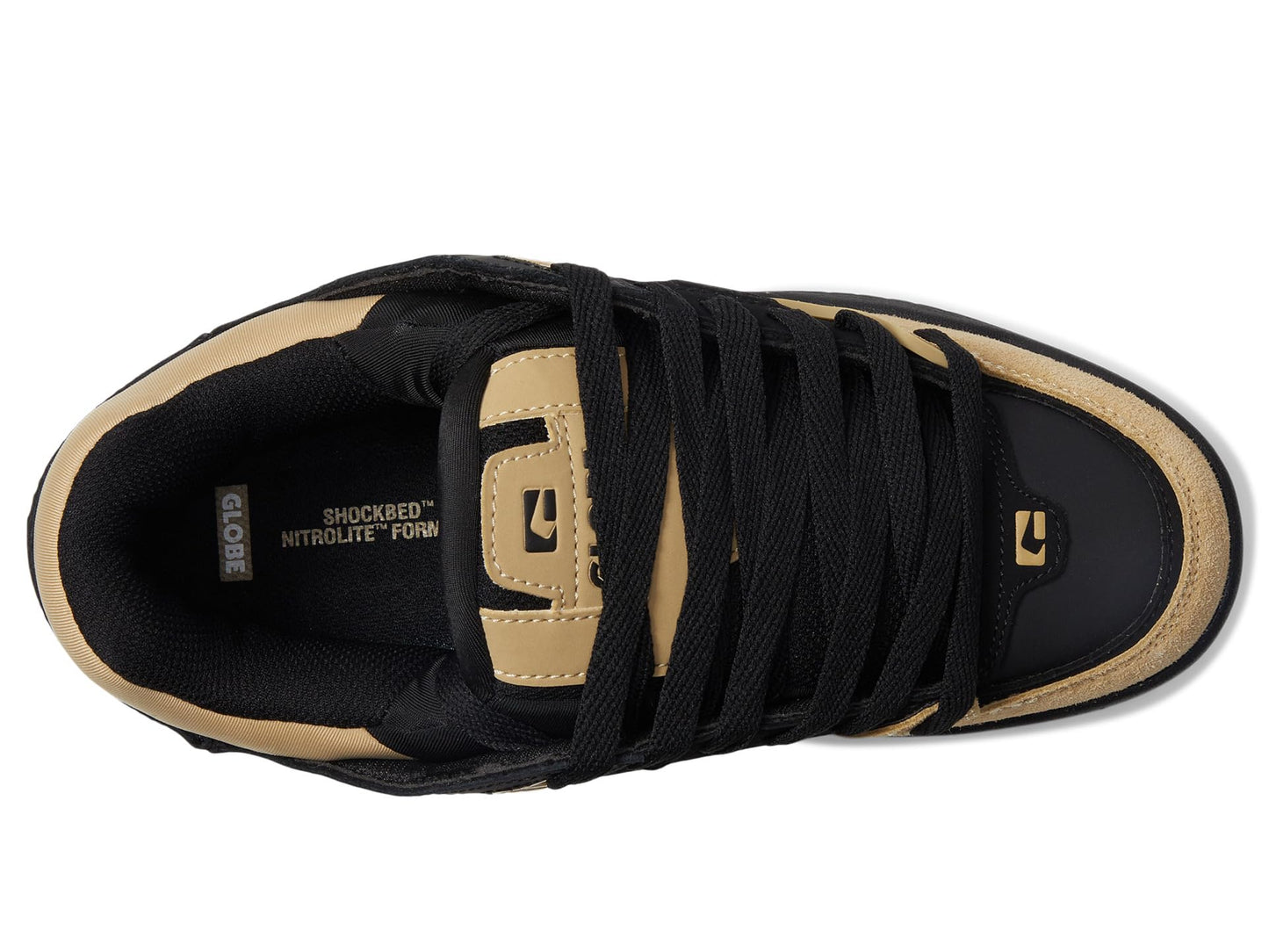 Globe Mens Fusion Black/Dune 9.5 Medium