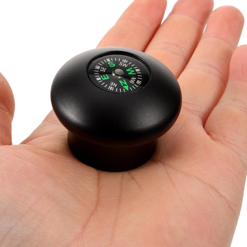 BESPORTBLE Compass for Walking Stick Toer Hiking Stick Compass Head Spherical for Trekking Pole Outdoor Pole Grip