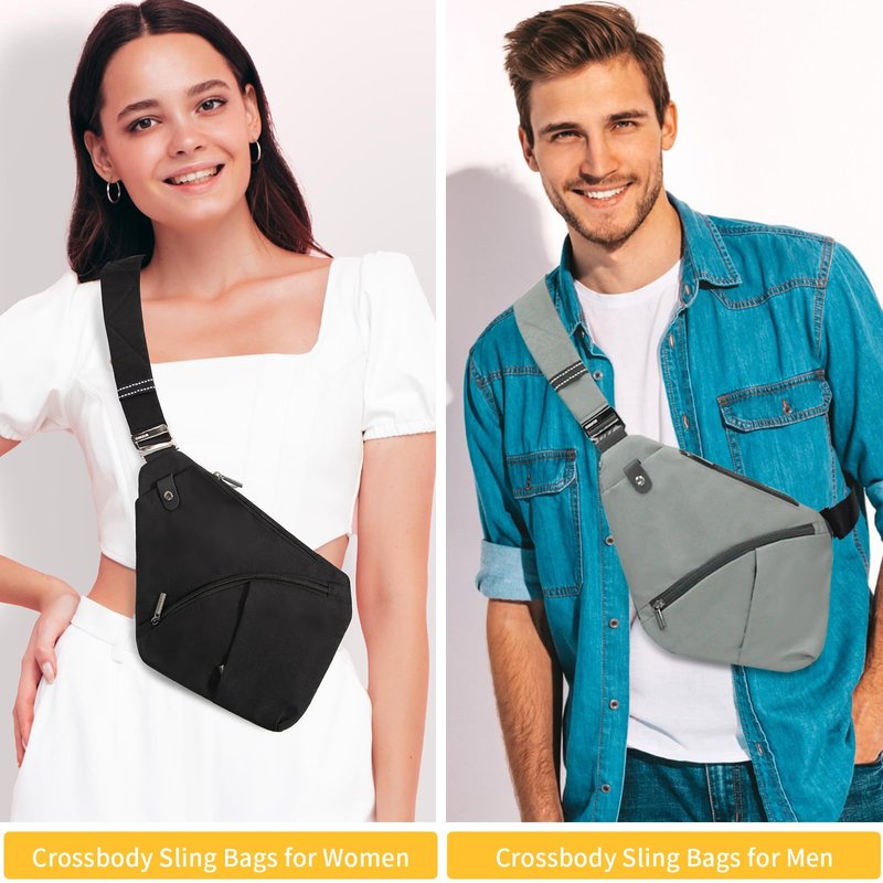 OSOCE Sling Bag for men, Anti Theft Crossbody bags for women