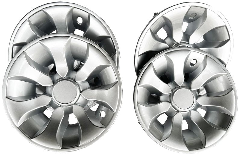 Golf Cart 8" Wheel Covers Hub Caps with 7 Spokes for EZGO Cub Car Yamaha Golf Cart (Set of 4pcs)