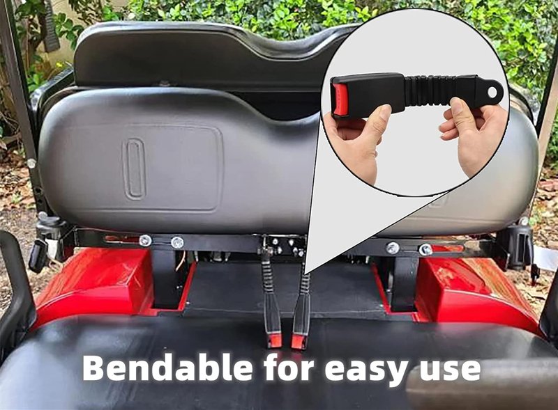 ROSSROLLA 2 Pack Golf Cart Seat Belt Kits Retractable Seatblet Fits Most of Golf Cart Like EZGO, Yamaha, Club Car, UTV, Model B