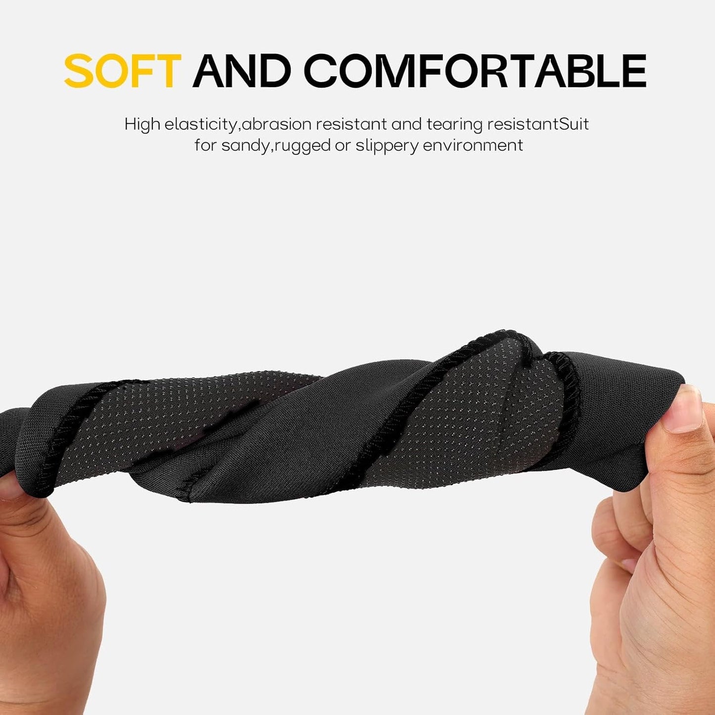 Neoprene Water Socks for Snorkeling & Diving - 3mm Anti-Slip Swim Booties for Men & Women