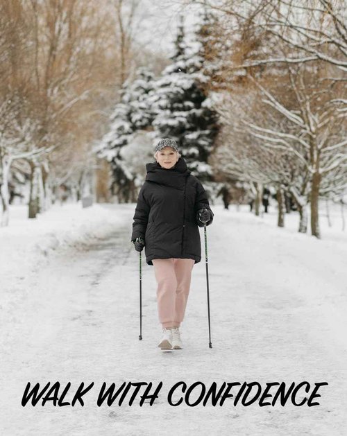 Pike Trail Trekking Poles - Lightweight Carbon Fiber Collapsible Sticks for Walking and Hiking - for Men and Women - Adjustable Height and Retractable Design - Carry Bag and Attachments Included
