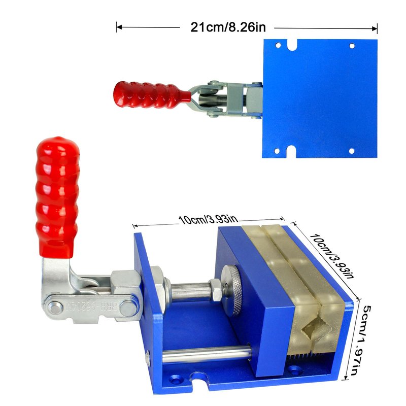 Crestgolf Drill-Free Golf Shaft Clamp, Club Holder Vise, Grip Removal Tool, Grip Replacement Kit