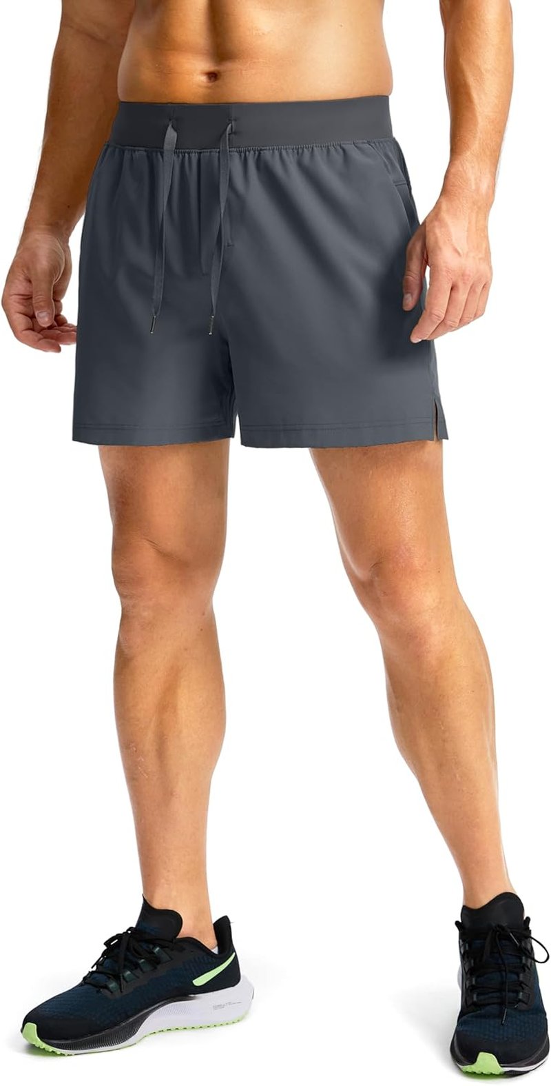 Men's Running Shorts - Quick Dry Athletic Shorts with Zipper Pockets | 9"/7"/5" Sizes for Basketball & Gym Workouts