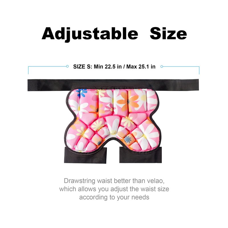Life Bravo Kids Butt Pads for Skating & Snowboarding - 25mm 3D Padded Shorts for Boys & Girls (3-7Y) - Impact Protective Gear for Ice Skating, Skiing, Skateboarding & Cycling