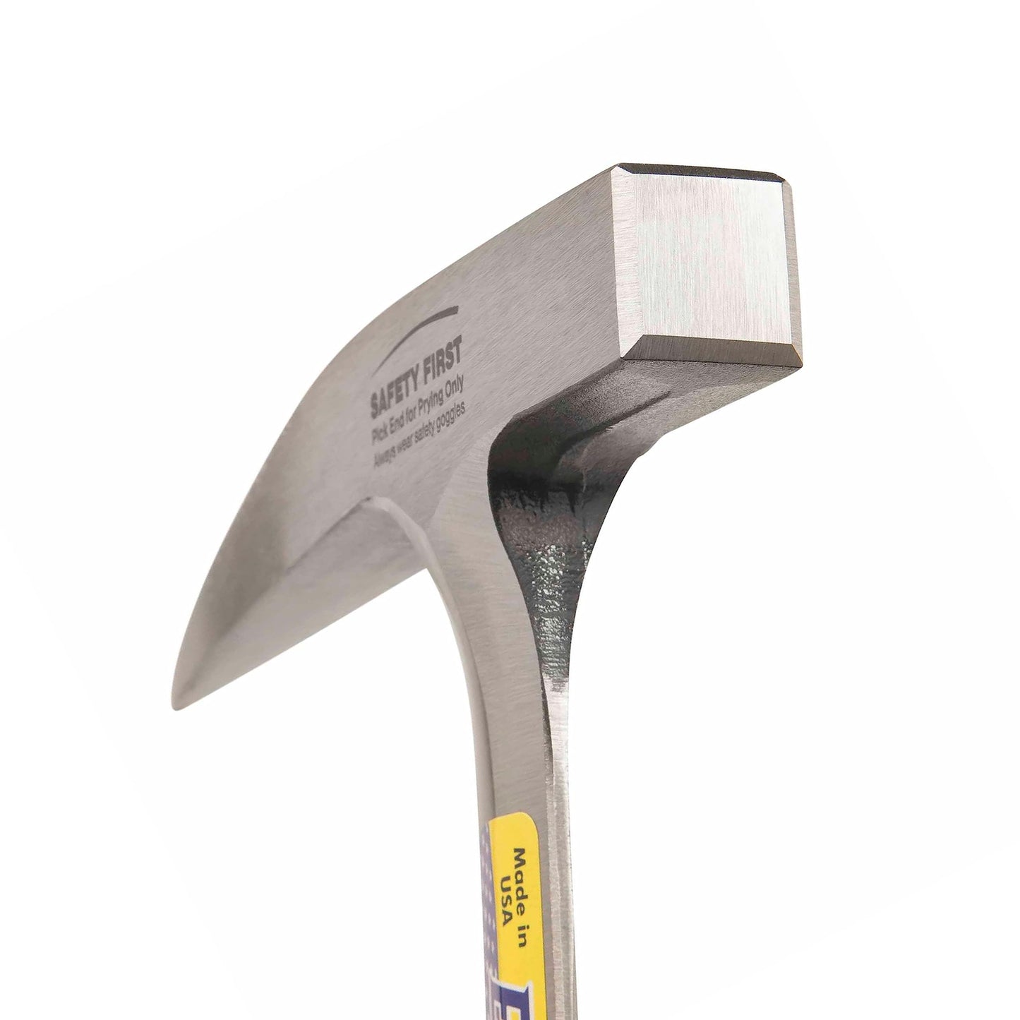 ESTWING Rock Pick - 13 oz USA Made Geology Hammer with Smooth Face & Genuine Leather Grip - E13P
