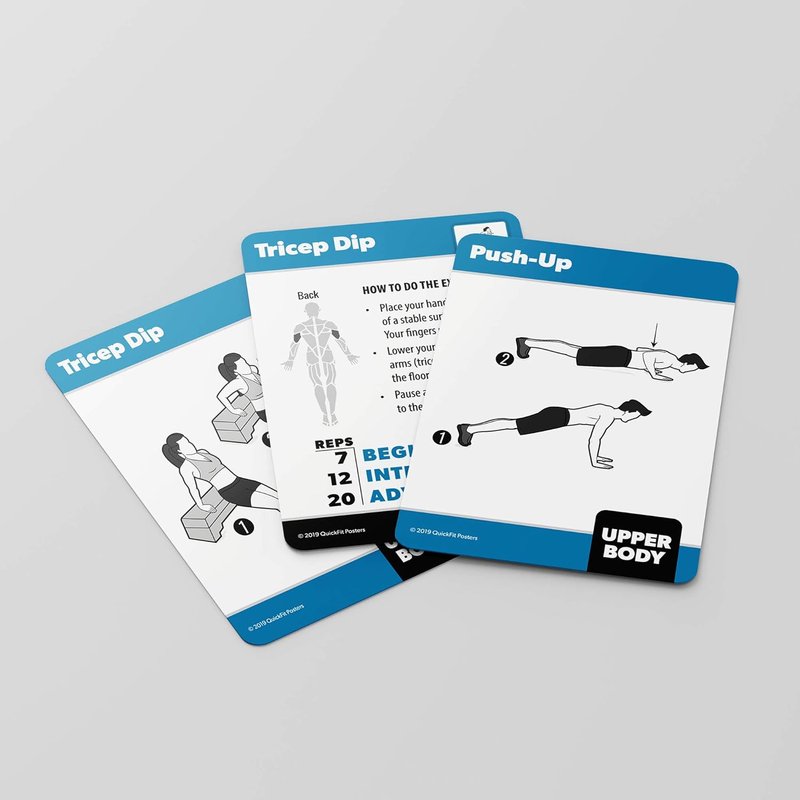 x 24" & Bodyweight Exercise Cards 2.5" x 3.5
