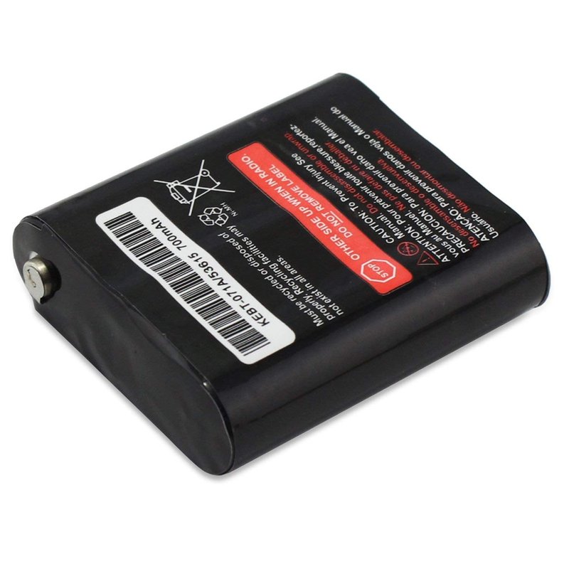 3.6V 700mAh Two-Way Radio Rechargeable Battery for 53615 m53615 KEBT-071-A KEBT-071-B KEBT-071-C KEBT-071-D Talkabout 5950 T4800 T4900 T5000 T5800 T9500R (2 Pack)