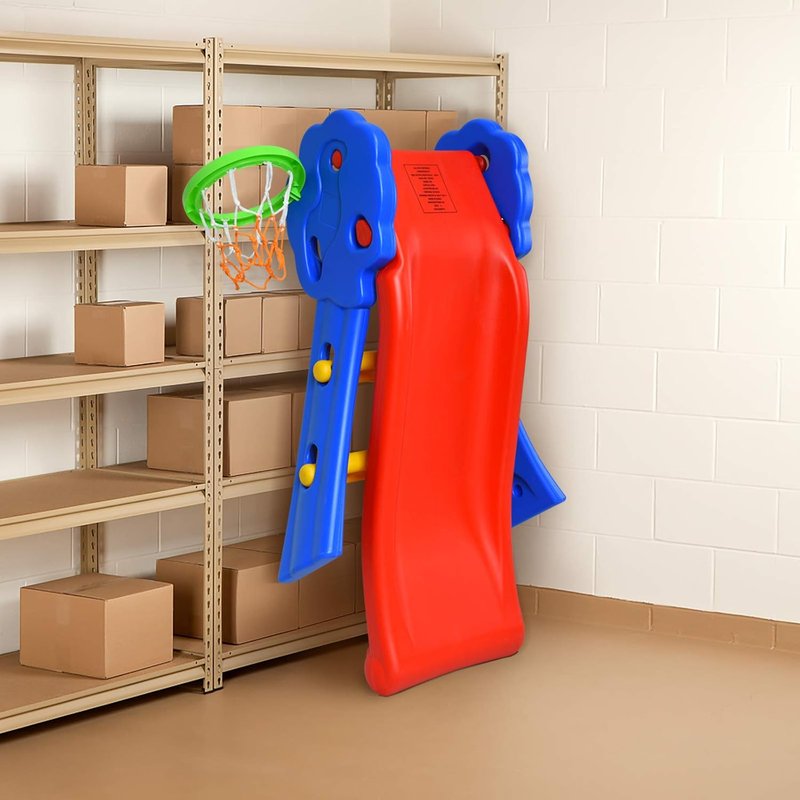 Toddler Slide Playset - Freestanding Climber for Indoor Fun | Easy Setup, Sturdy Plastic
