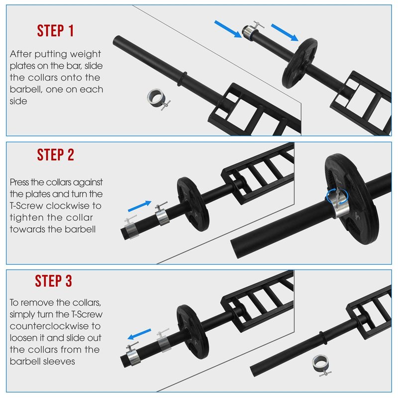 Yes4All Multi Grip Barbell - Swiss Bar, American Bar with 2 Collars, Fits Olympic Weight Plates - Commercial and Home Gym & Support Pressing, Lifting & Curls