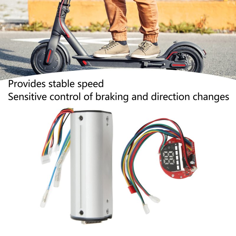 Brushless Motor Controller, Electric Brushless DC Motor Controller with Display Meter, 36V 20A High Speeds Brushless Regulator for Go Karts E Bike Electric Throttle Motorcycle Scooter