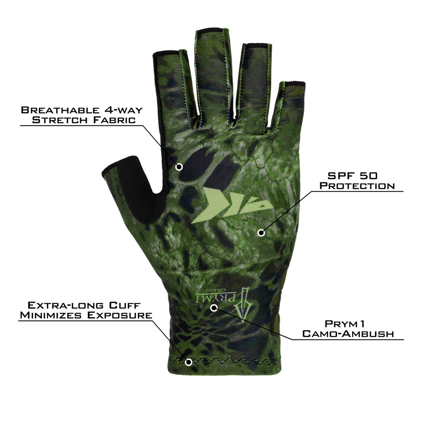 KastKing Sol Armis Sun Gloves UPF50+ Fishing Gloves UV Protection, Sun Protection for Outdoor, Kayaking, Rowing