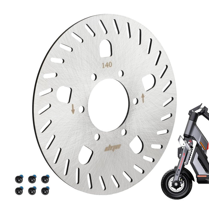 LUCK4U scooter Disc Brake Rotor 140mm disc Brake Rotor with 6 hole for GT1 GT2 scoter Stainless Steel Rotor