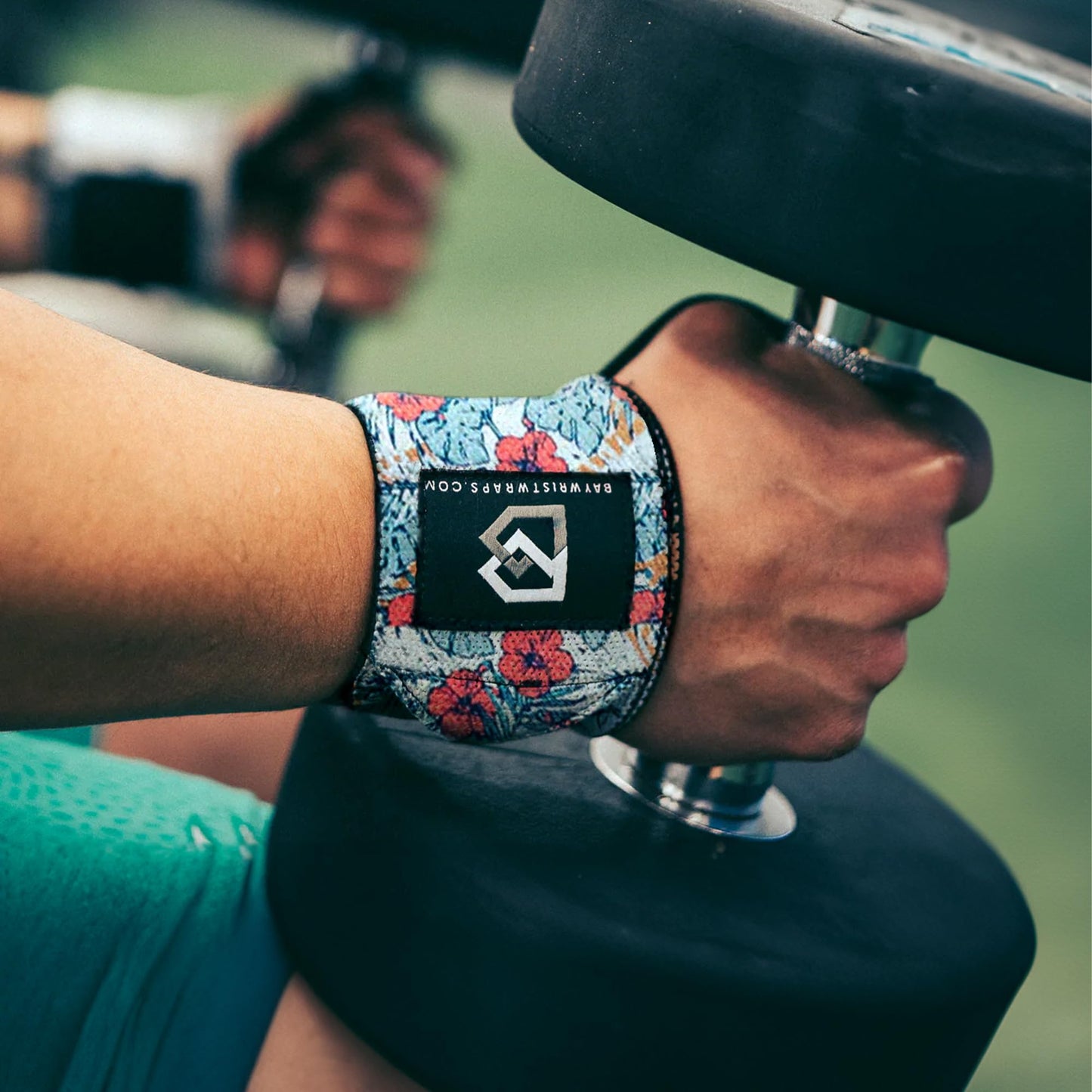 Bay Wrist Wraps Weightlifting Workout Wrist Brace - Adjustable, One Size Fits All - Comfort Wrist Wraps for Weightlifting with Thumb Loop, Lifting Wrist Straps in Galaxy - 18-inch Wrist Wrap