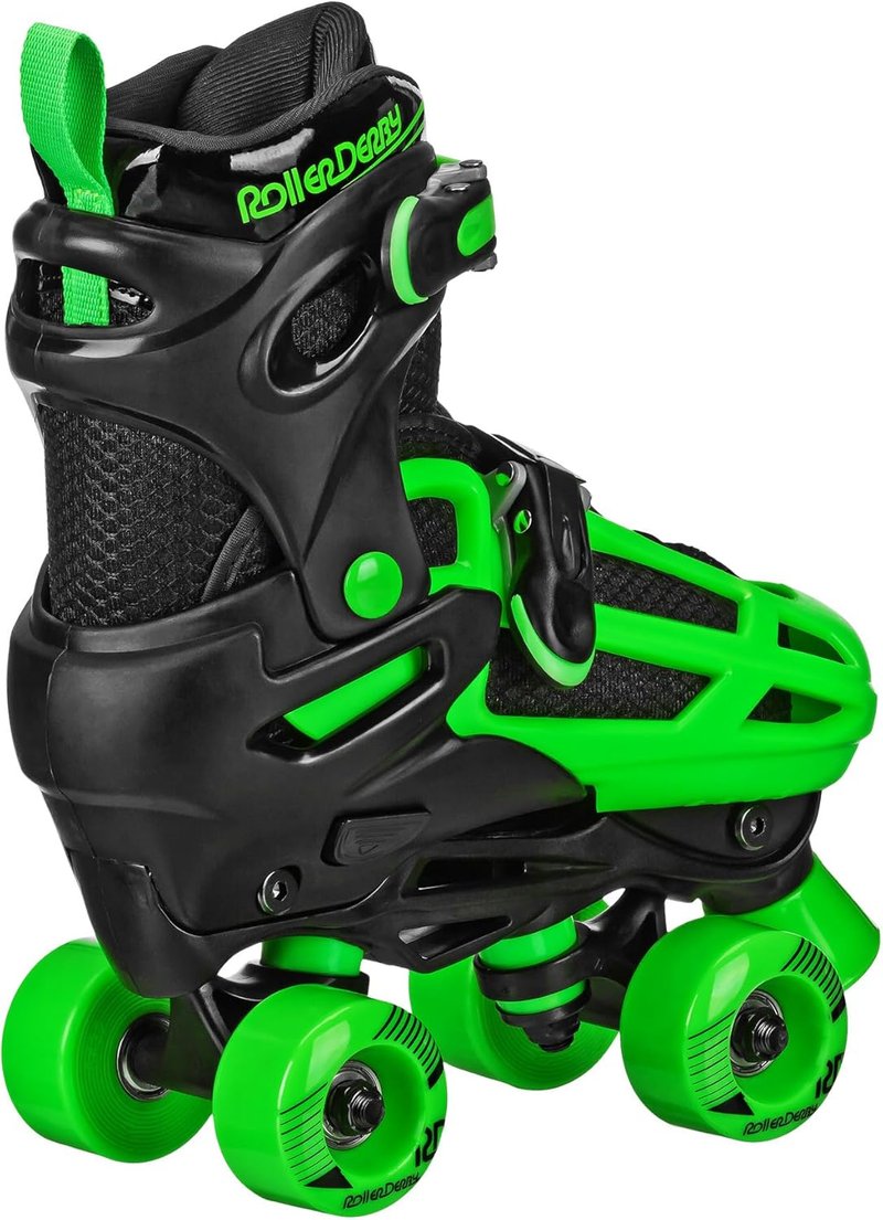 Falcon 2-in-1 Combo Quad & Inline Skates for Kids - Adjustable Sizing & Comfort