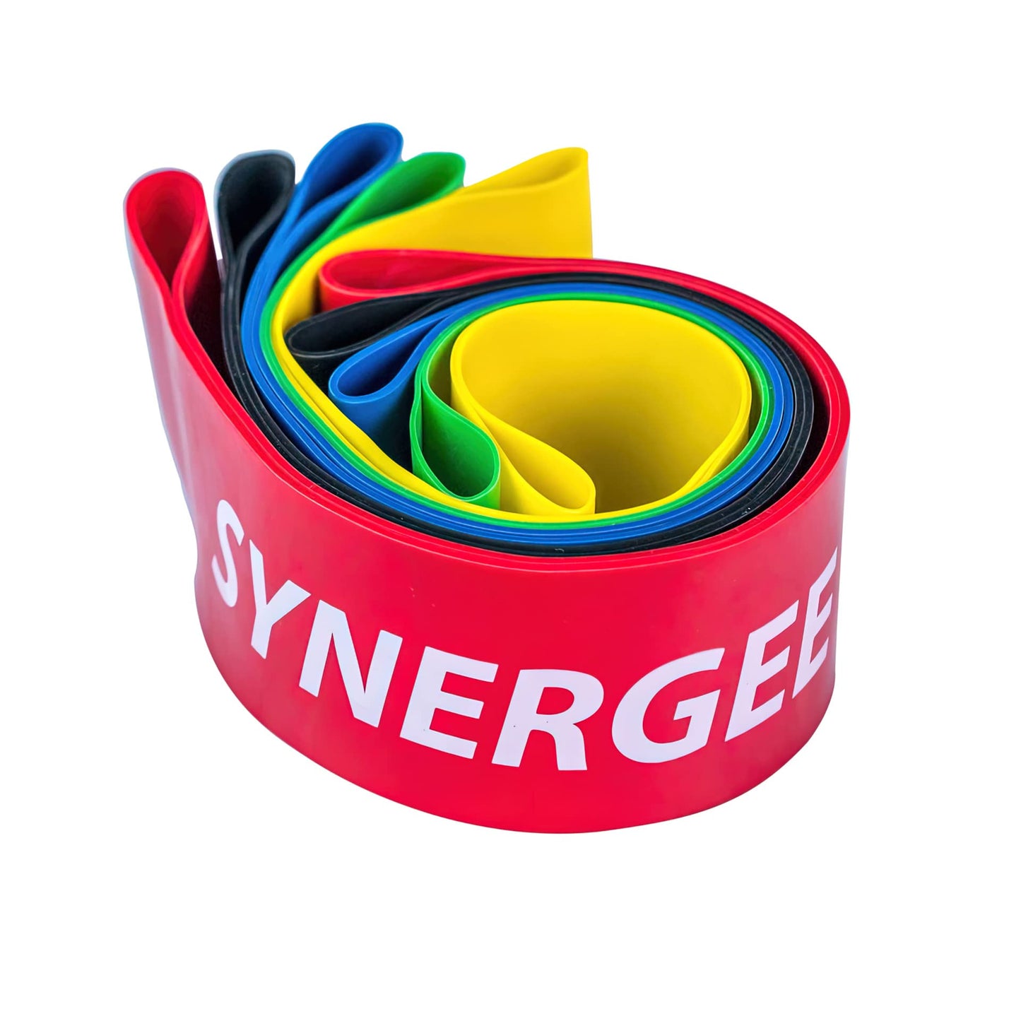 Synergee Mini Band Resistance Band Loop Exercise Bands Set of 5