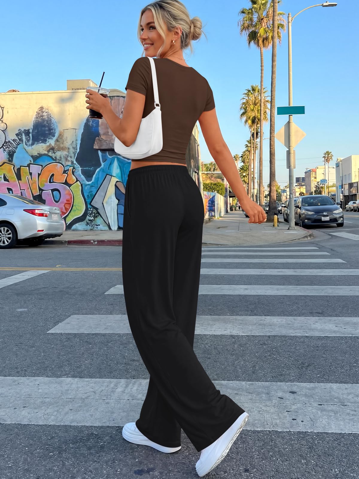 Trendy Queen Womens 2 Two Piece Set 2026 Summer Workout Vacation Gym Clothes Spring Fashion Lounge Matching Airport Travel Outfit Resort Wear Fitness Athleisure Clothing