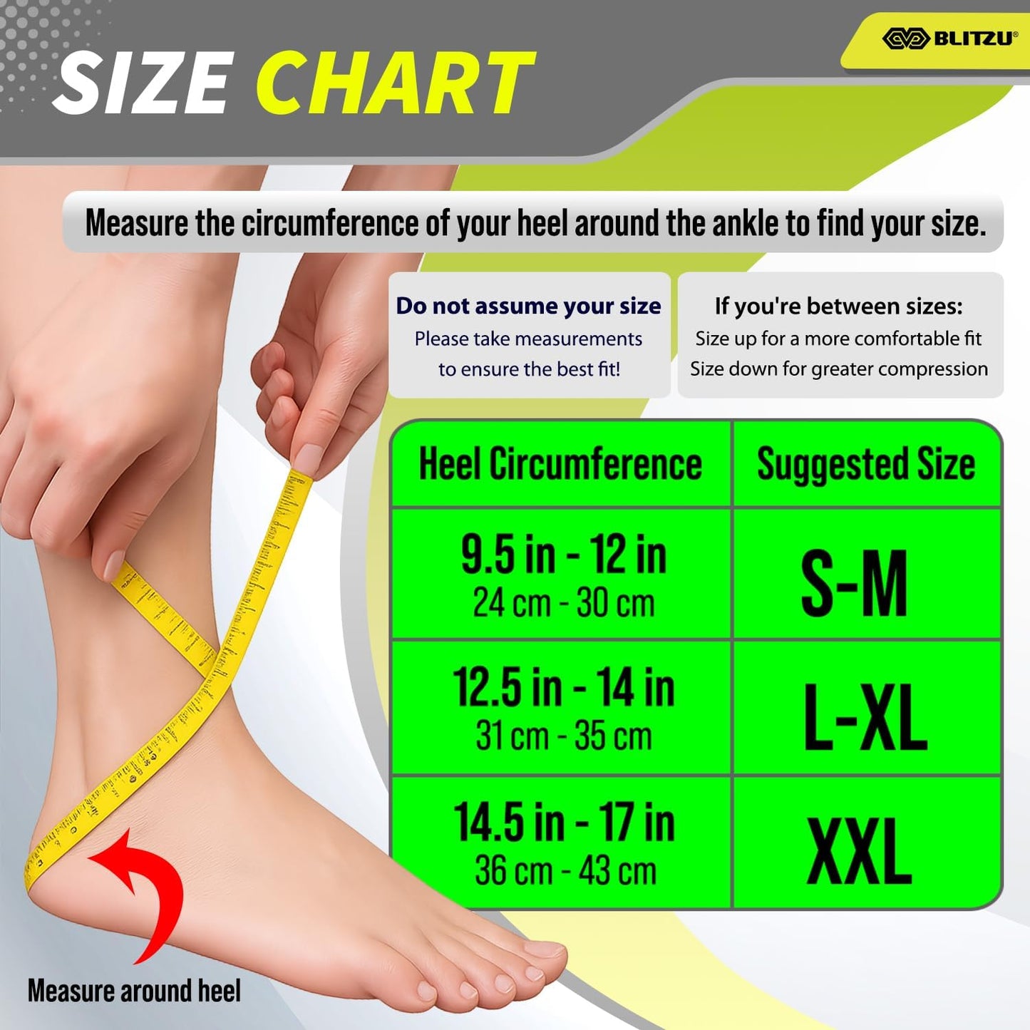 Compression Socks for Plantar Fasciitis & Achilles Tendonitis - Ankle Brace with Arch Support | Blue S-M