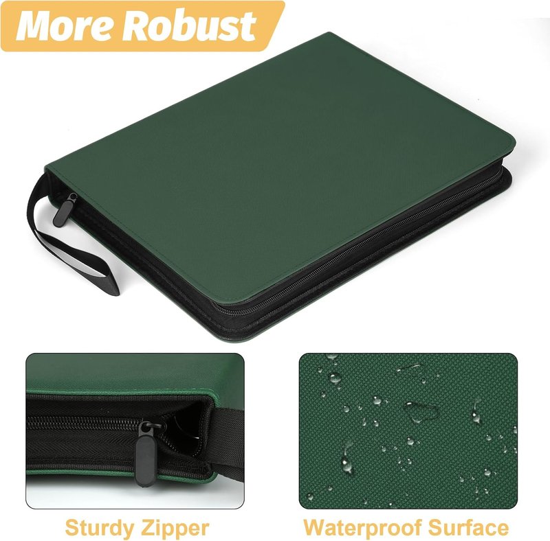 Trading Card Binder - 720 Pocket Collection Album for TCG, MTG, Baseball & Yu-Gi-Oh Cards | Side Loading Design