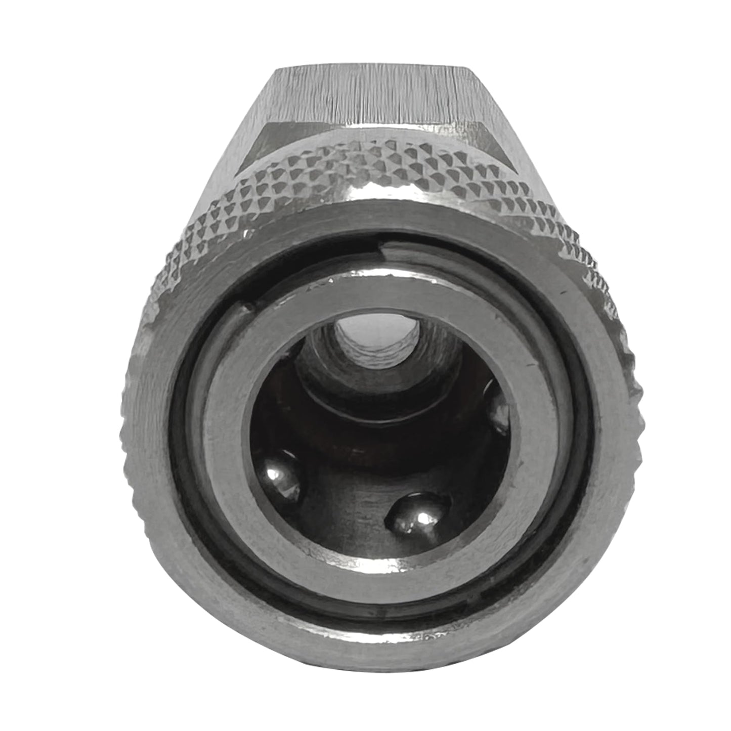 HMKUGO Paintball PCP Female Thread Stainless Steel Coupler HPA CO2 Air Tank Refill Connector Quick Disconnect Quick Release Adapter Fitting