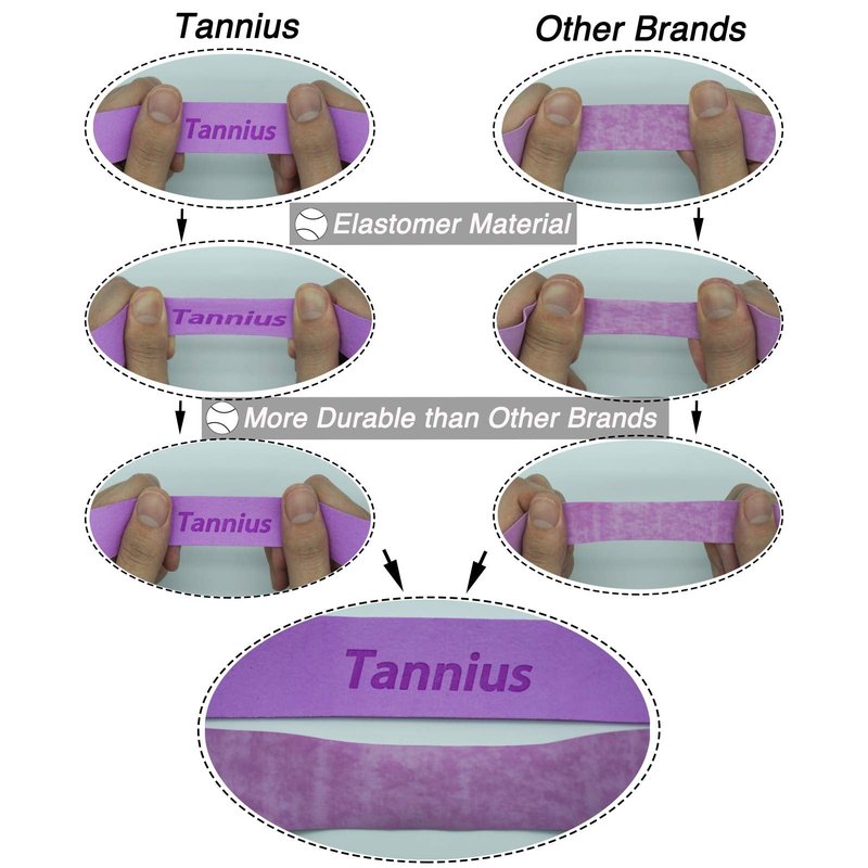 Tannius Tennis Racket Grip Tape, 9 Pack Dry Feel Tennis Grips, Absorbent and Enhanced Tennis Overgrip (6-Pack Green)