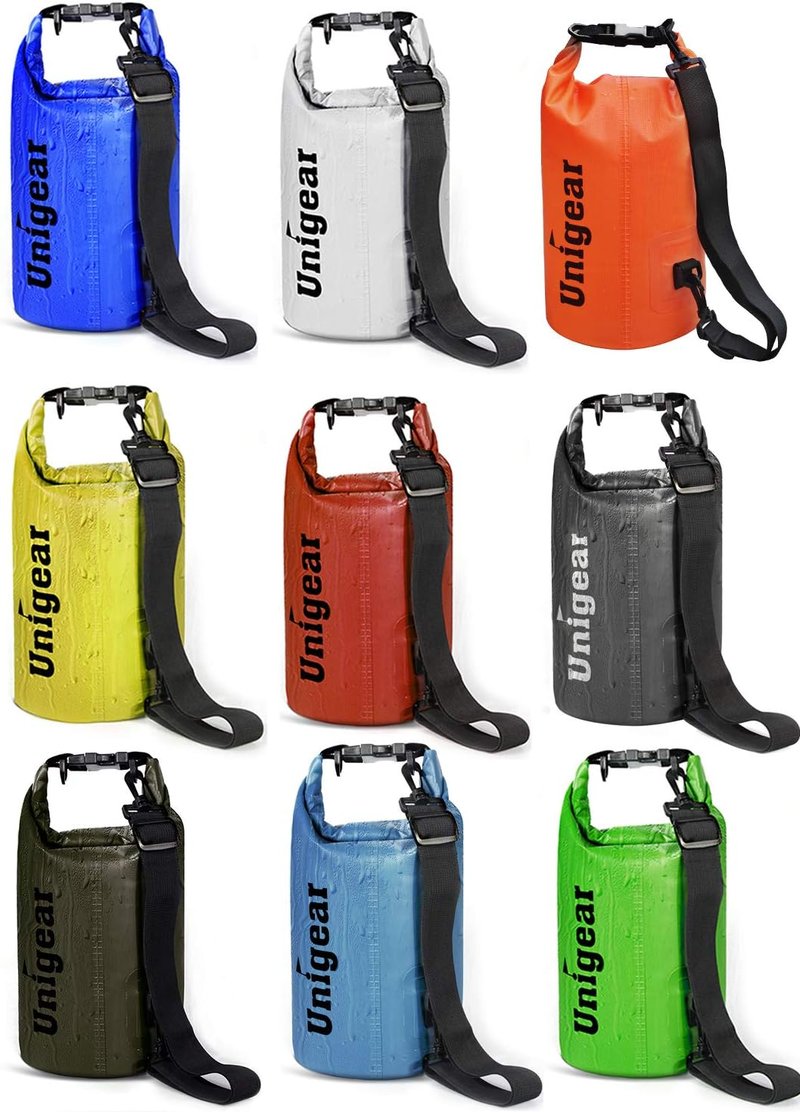 Unigear Waterproof Dry Bag - Lightweight Floating Storage for Kayaking, Fishing & Camping | 2L/5L/10L/20L/30L/40L Sizes