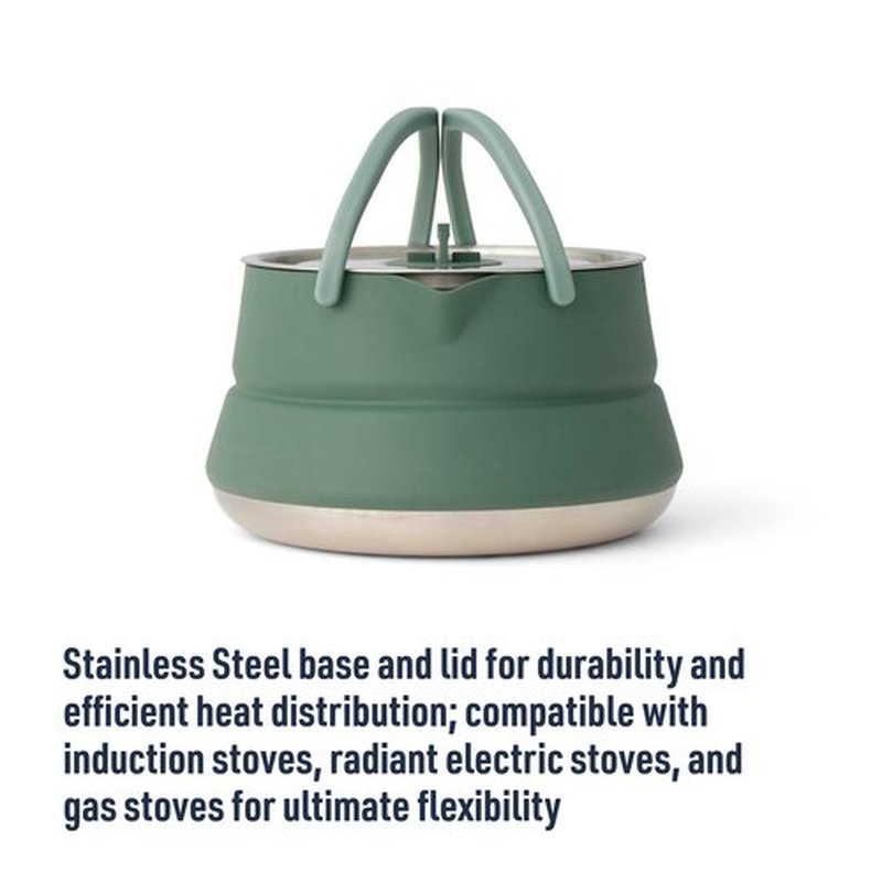 Sea to Summit Detour Stainless Steel 1.6 Liter Collapsible Camp Kettle
