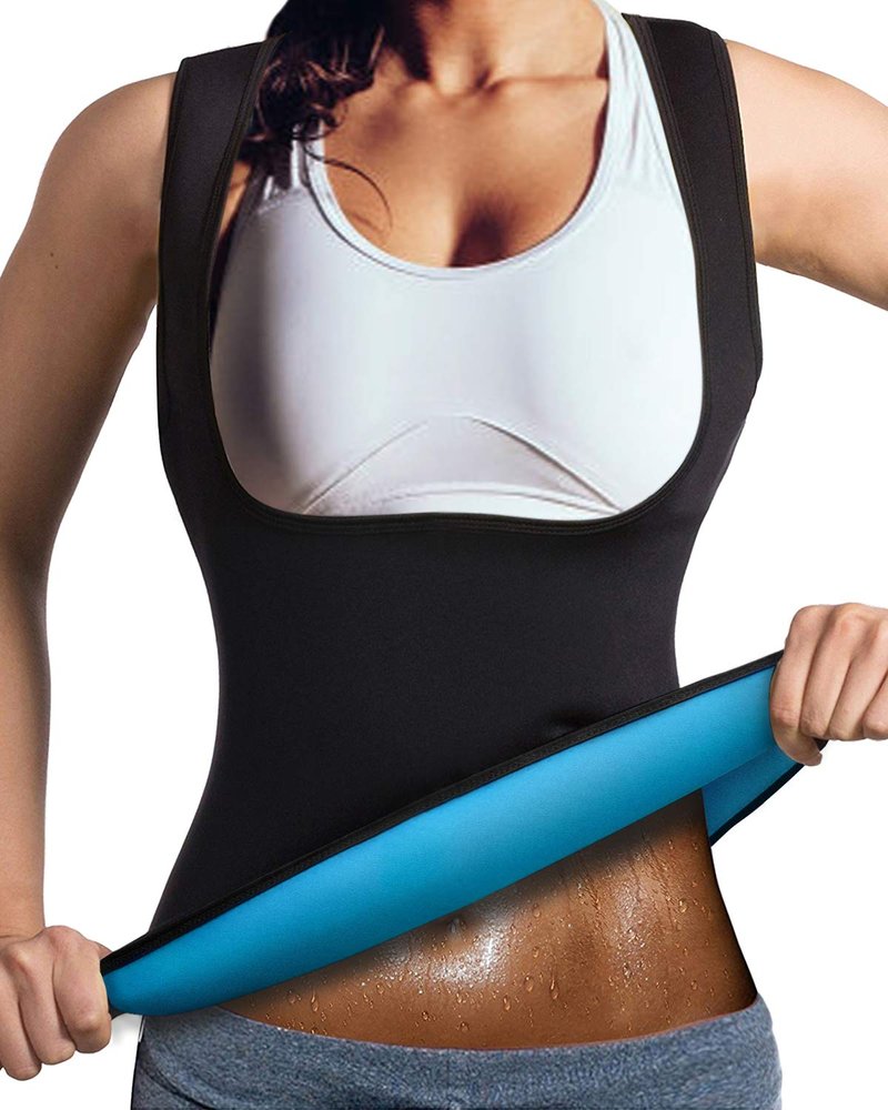 DoLoveY Women Neoprene Sauna Vest Waist Trainer Hot Sweat Slim Corset Body Shaper Workout Tank Top