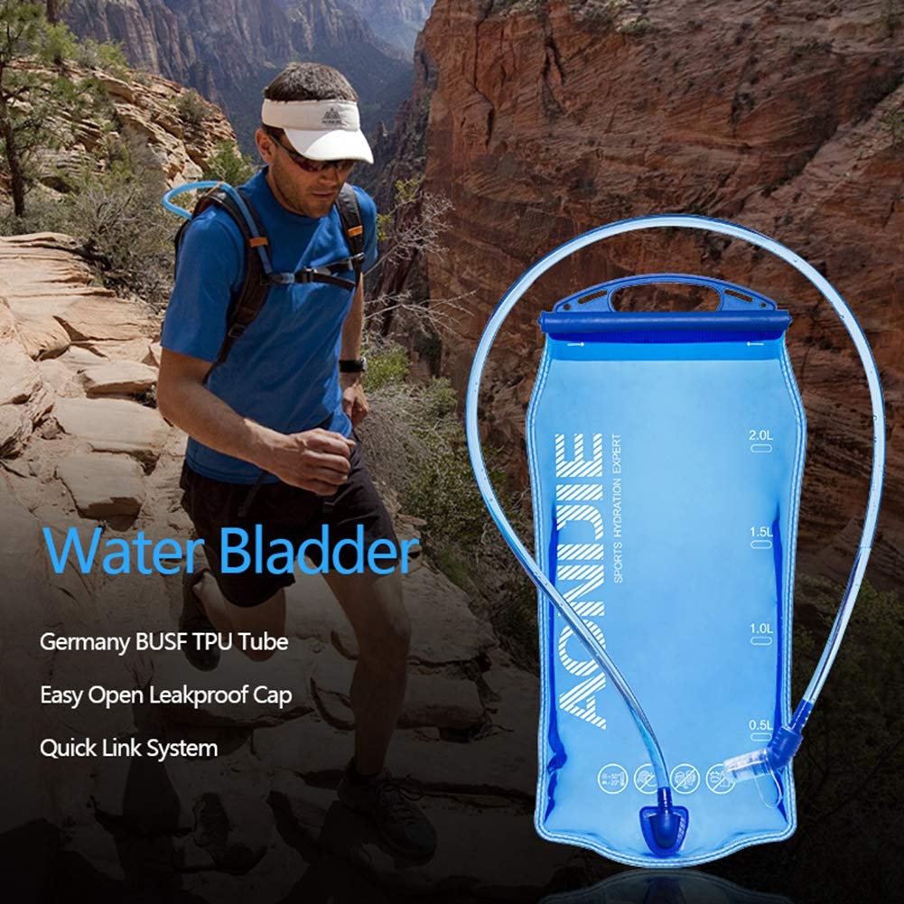 Aonijie Hydration Bladder Water Reservoir for Backpacks Running Vest Pack 1L 1.5L 2L 3L (1.5 Liter)