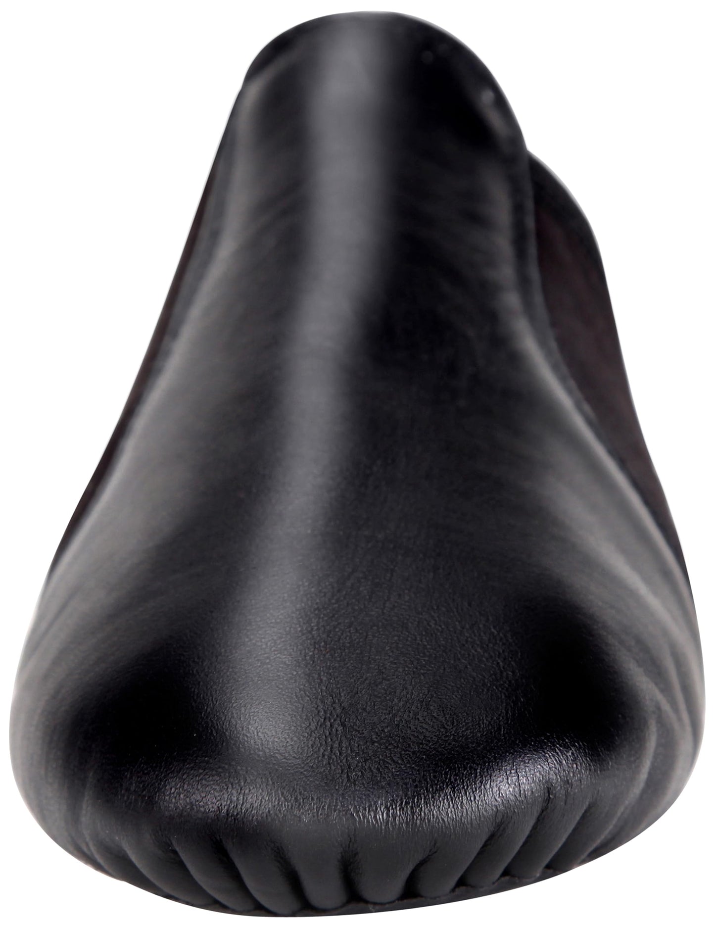 Linodes (Tent Leather Upper Jazz Shoe Slip-on for Women and Men's Dance Shoes Black 9.5M