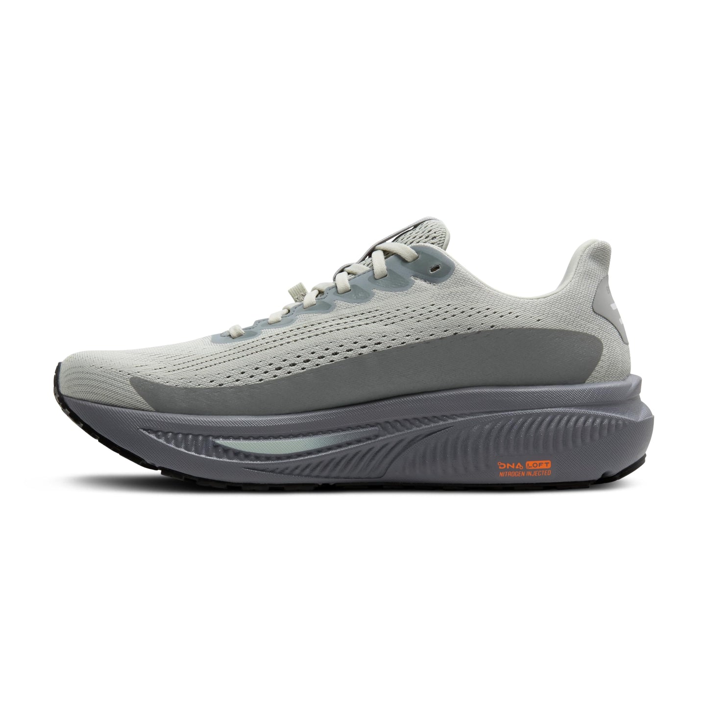 Brooks Men’s Ghost 17 GTX Waterproof Supportive Running & Walking Shoe - Smoke/Primer Grey/Orange - 7 Medium