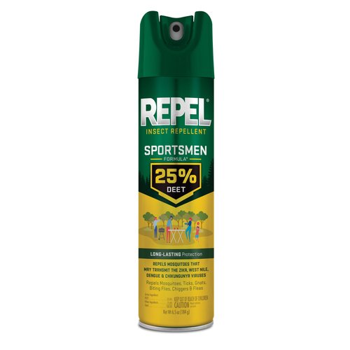 Repel Insect Repellent Sportsmen Formula 25% DEET 6.5 Ounces, Aerosol, 12 Pack