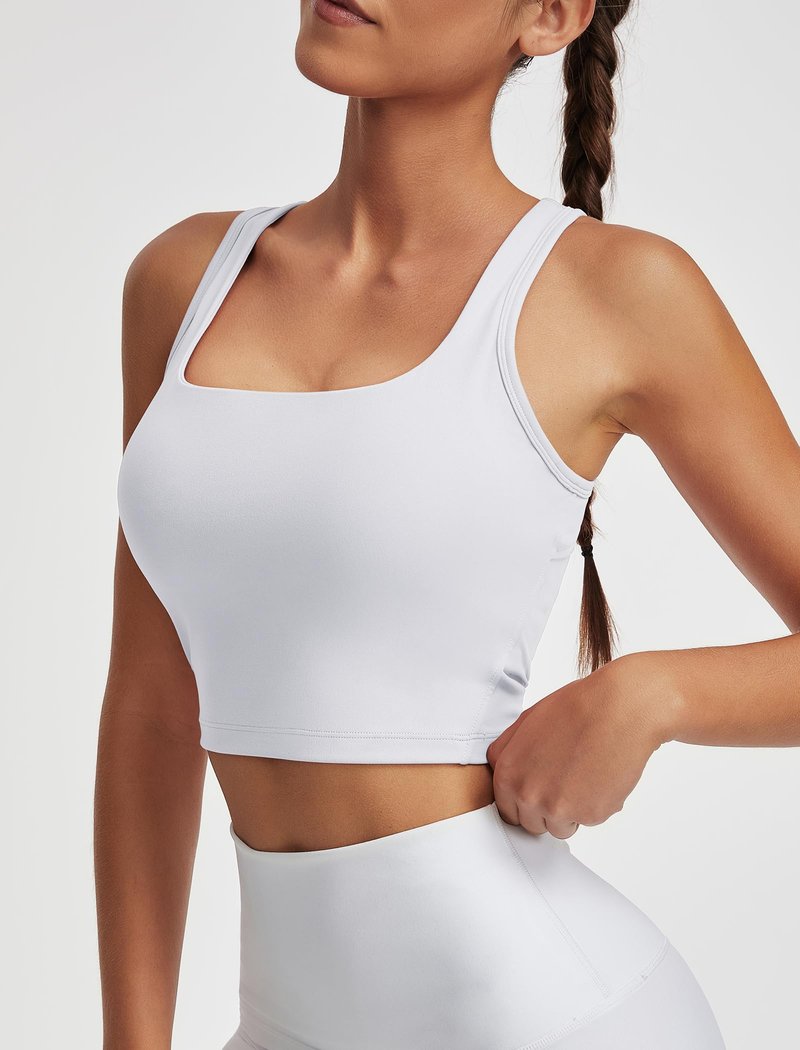 kakola Racerback Sports Bras for Women Padded Double Lined Sports Bra for Workout Yoga Gym