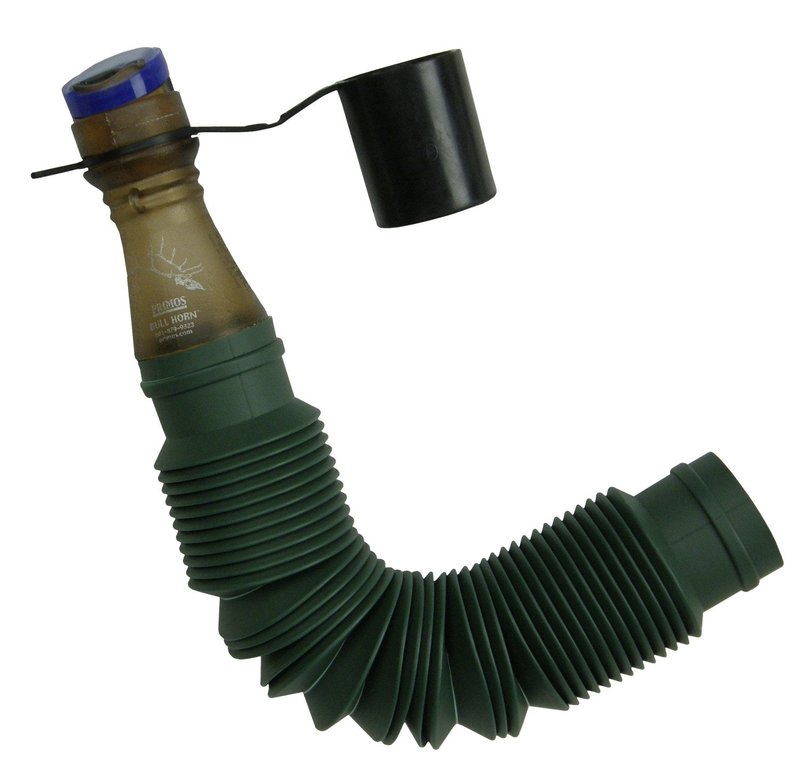 Primos Hunting Primos 00912 Bull Horn Elk Call Support Shelf with Blue Reed Extends from 7" to 24", with Mouthpiece, Camo Cover 1 Snap-On Reed