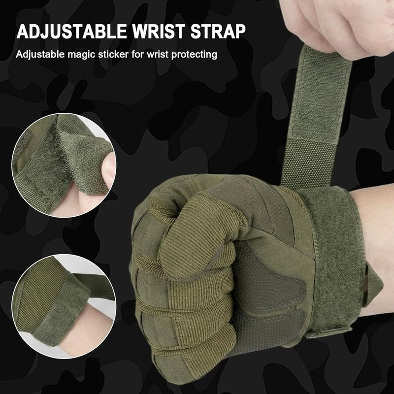 Utility Gloves for Men - Motorcycle Touchscreen Riding Gloves | Breathable & Lightweight for Cycling Sports