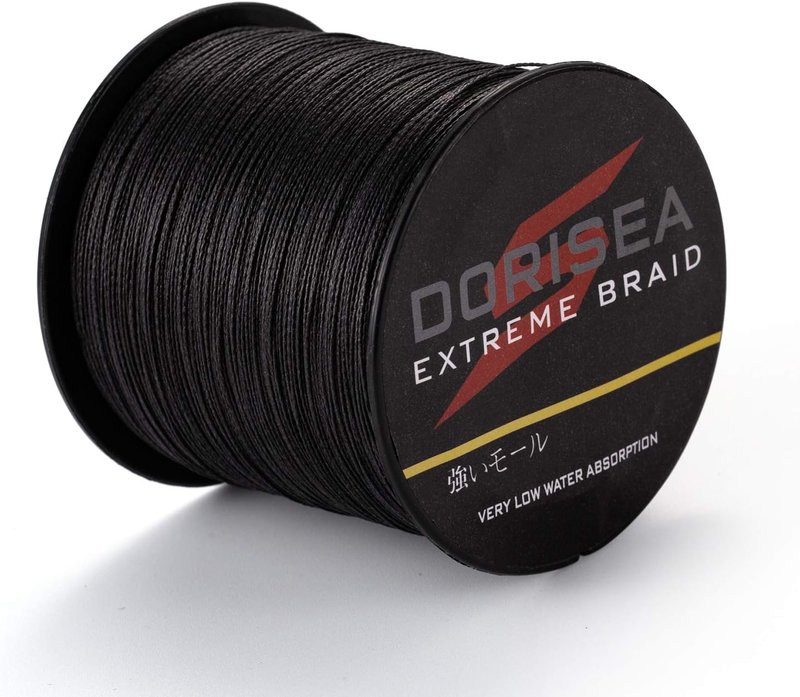 Extreme Braid 100% PE Black Braided Fishing Line - Zero Stretch, 6-550Lb Test, 109-2187 Yards