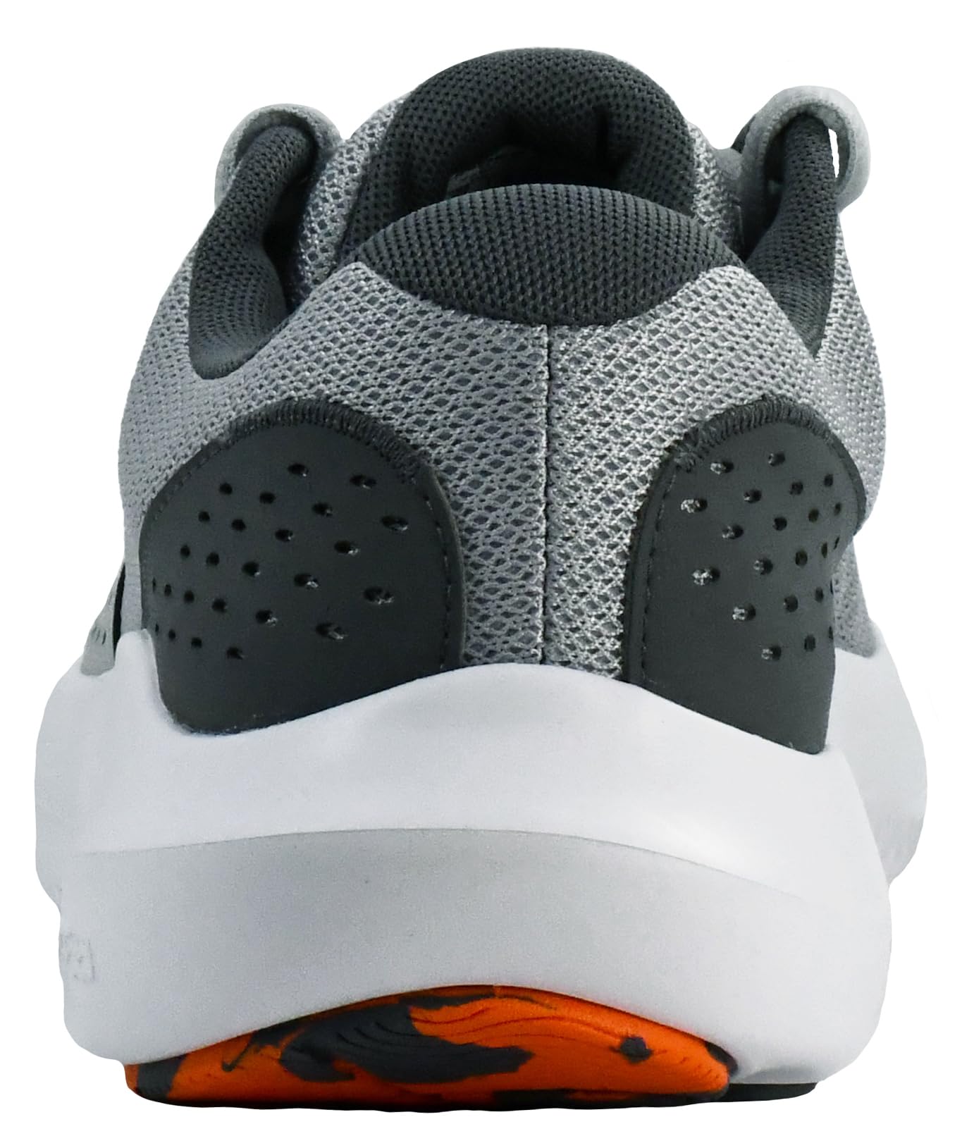 Under Armour Men's Charged Surge 4 Sneaker, Mod Gray/Castlerock/Team Orange, 14