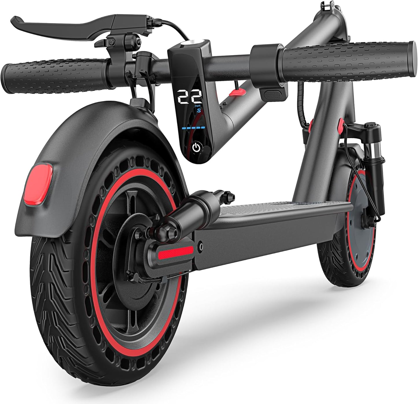 Electric Scooter - Maxshot Folding Escooter for Adults & Kids | 8.5"/10"/14" Tires, 16-22 MPH, Long Range Up to 50 Miles