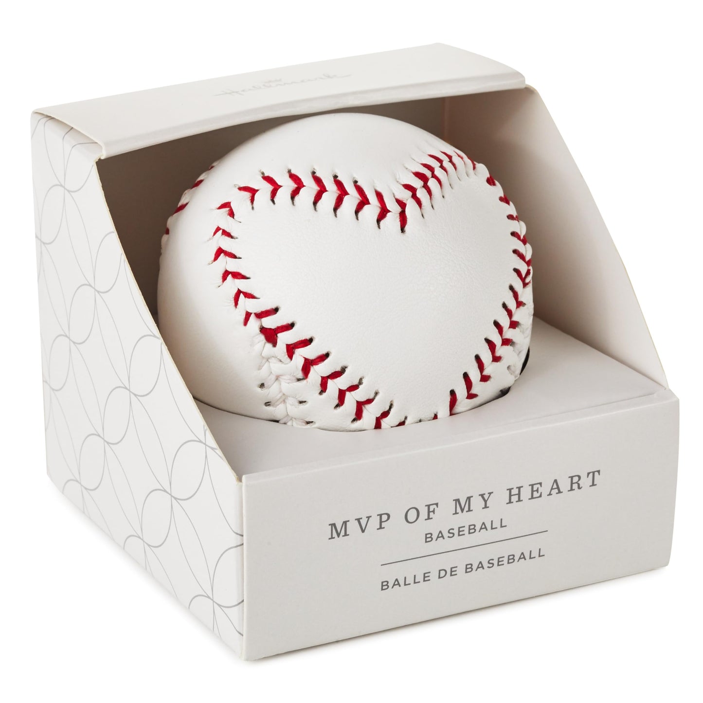 Hallmark Red Heart Baseball (MVP of My Heart) Valentine's Day Gift for Husband, Wife, Boyfriend, Girlfriend