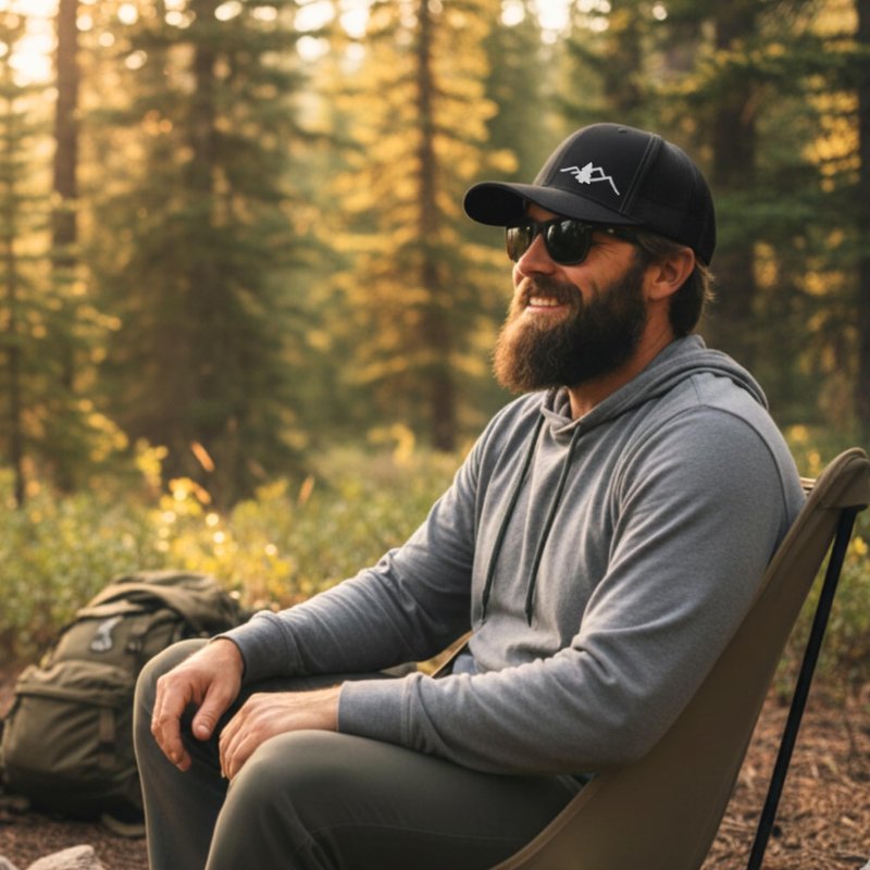 LINDO Trucker Hat [ The Great Outdoors: Silver/White ]