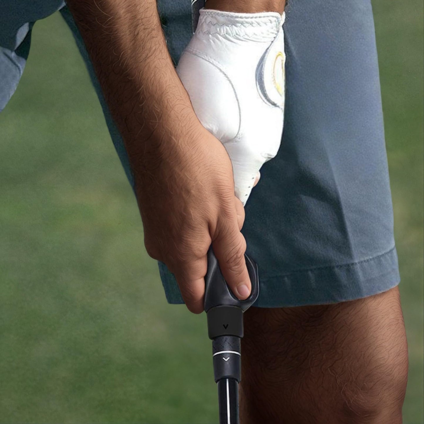MENGYUEXUAN Golf Grip Trainer with Swing Correction Strap, 2-in-1 Training Aid for Arms Synchronization & Muscle Memory, Golf Practice Tool for Posture and Grip Alignment for Men & Women