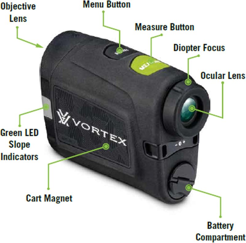 Vortex Optics Golf Laser Rangefinder - Image Stabilized, Tournament Legal, Waterproof | PinSpotter & Slope Modes