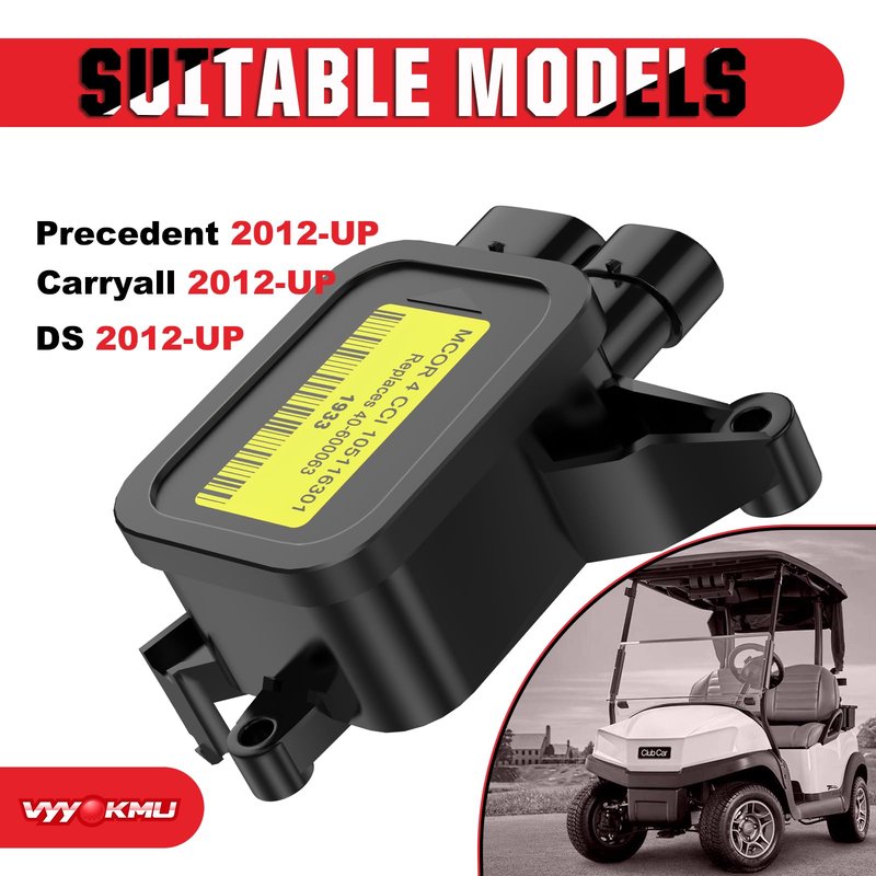 VYYOKMU Club Car MCOR 4 Conversion Throttle Potentiometer, Golf Cart MCOR 4 Potentiometer Accelerator for Club Car DS&Precedent&Carryall(2012-UP), OEM# 105116301, 103850401(MCOR 3)