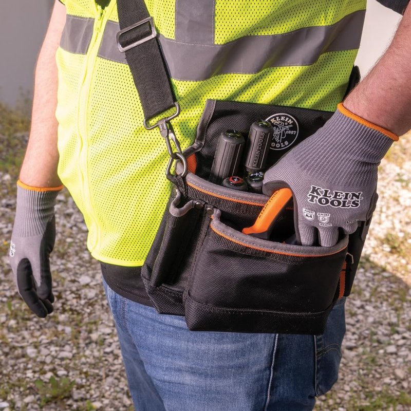 Klein Tools Work Gloves - Cut Resistant Nitrile Coated | Touchscreen Capable, Medium, 2-Pair