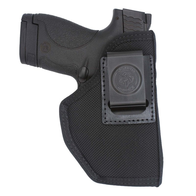 Desantis Super Stealth Gun Holster, Inside The Waistband Holster, Fits Glock 26, 27, Taurus G2S, G2C, G3C, M&P CPT 9/40, Shield 9/40/45, Walther PPS, and PPSM2, Ambidextrous IWB Holster, Black