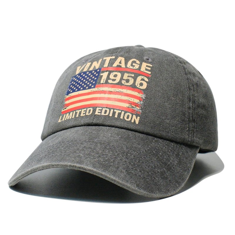 70th Birthday Gifts for Men, Unique 70 Year Old Birthdays Gift Ideas, 1956 Cool Birthday Gifts for Man Husband Dad Grandpa 70th Birthdays Decorations - Adjustable 70 Year Old Bday Hat Baseball Caps