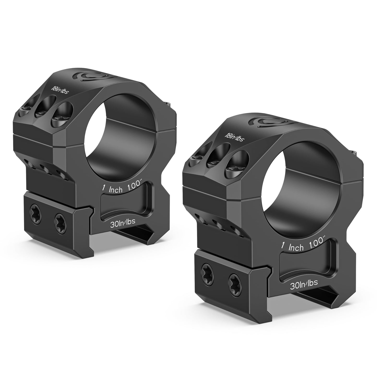 CVLIFE Precision Scope Rings Mount - 1 inch Scope Rings for Picatinny Rail and More - 20mm Medium Profile Mount - 2 Pieces