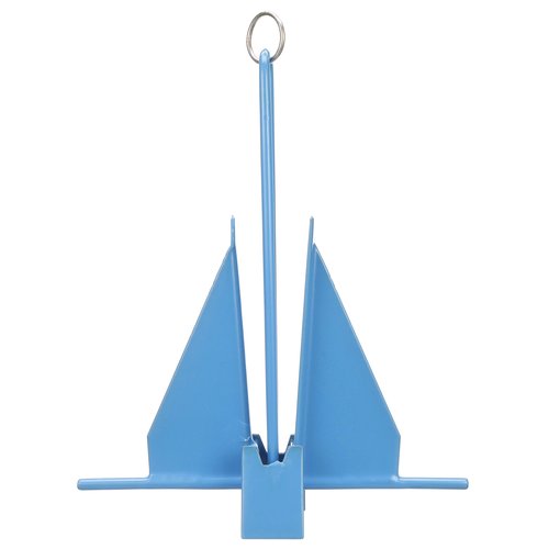 SEACHOICE 41724 Utility Anchor â€“ PVC Coated â€“ 8 Pounds â€“ Blue â€“ for Boats up to 24 Feet